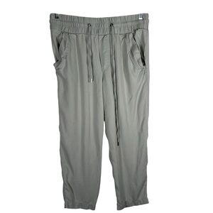 Anthropologie Kimchi Blue Large Pull On Baggy Pants Tie Waist Loose Fit Comfy